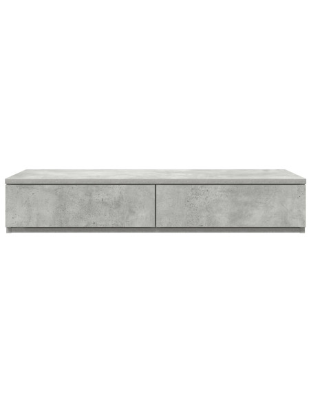 Cassetti Letto Grigio Cemento 75x36,5x16,5 cm in Legno Ingegnerizzato