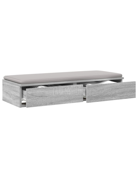 Cassetti per Letto Grigio Sonoma 75x36,5x16,5 cm in Legno Ingegnerizzato di