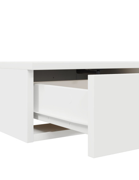 Cassetti per letto  bianchi 180x36,5x16,5 cm in legno ingegnerizzato