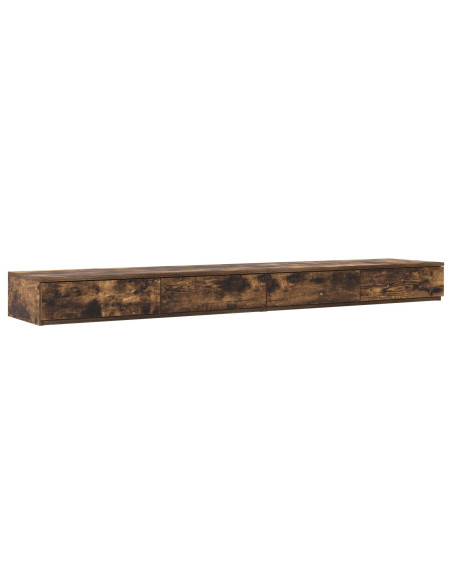 Cassetti  in rovere affumicato 180x36,5x16,5 cm in legno ingegnerizzato