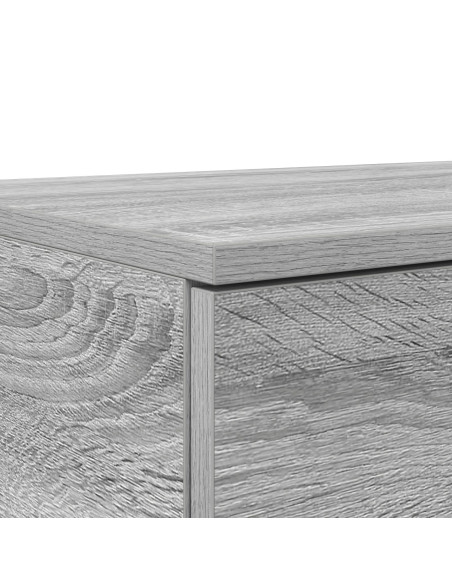 Cassetti per Letto Grigio Sonoma 180x36,5x16,5 cm in Legno Ingegnerizzato