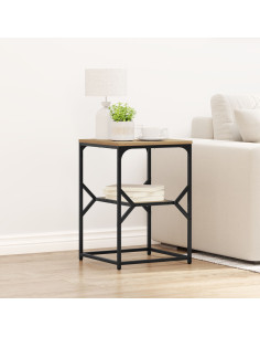 Tavolo laterale Rovere artigianale 41 x 40 x 60 cm 2