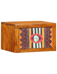 Armadio da Notte con cassetto 2 pcs Marrone 35 x 30 x 22 cm 2