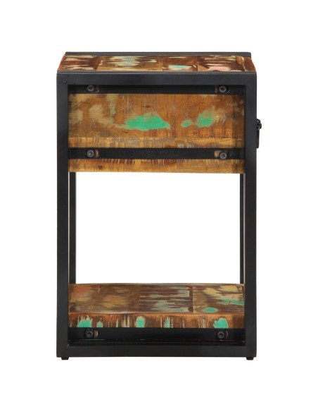 Armadio da Notte con cassetto Multicolore 40 x 35 x 50 cm