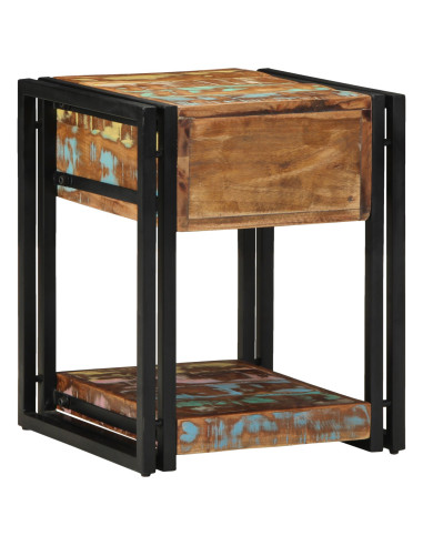 Armadio da Notte con cassetto Multicolore 40 x 40 x 50 cm