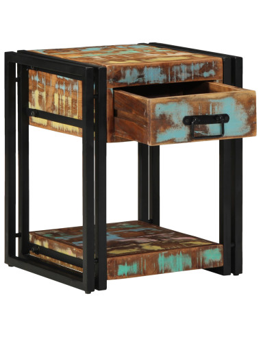 Armadio da Notte con cassetto 2 pcs Multicolore 40 x 40 x 50 cm