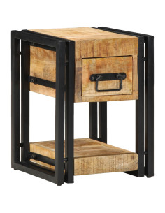 Armadio da Notte con cassetto Marrone 30 x 30 x 40 cm 2