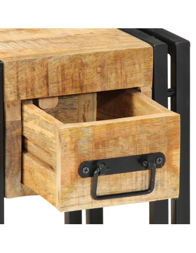 Armadio da Notte con cassetto 2 pcs Marrone 30 x 30 x 40 cm