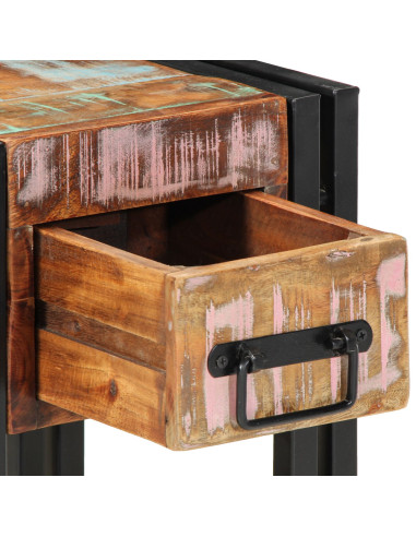 Armadio da Notte con cassetto 2 pcs Multicolore 30 x 30 x 40 cm