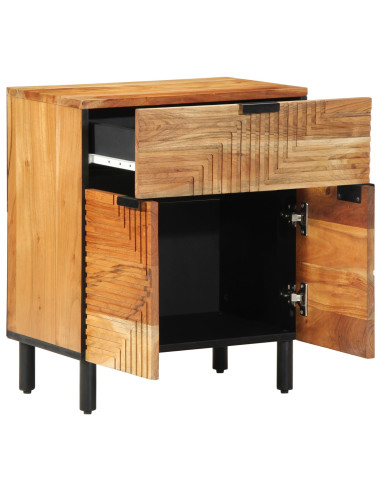 Armadio da Notte con cassetto Marrone 50 x 33 x 60 cm