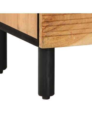 Armadio da Notte con cassetto Marrone 50 x 33 x 60 cm