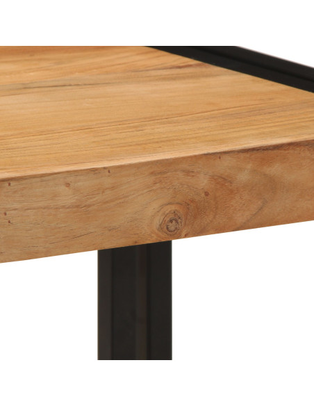 Tavolino da caffè 40x50x38 cm in legno massello di acacia