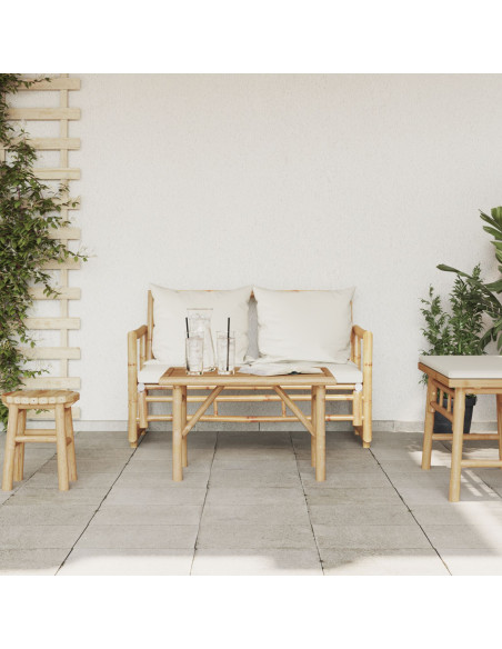 Tavolino da salotto Marrone 70 x 40 x 36 cm Bambù