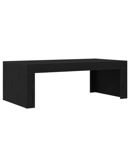 Tavolino da caffè Nero Rovere 102x50x35 cm Legno ingegnerizzato