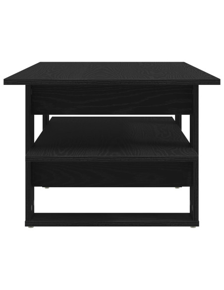Tavolino da caffè vitaXL Nero Rovere 102x55x42 cm Legno ingegnerizzato