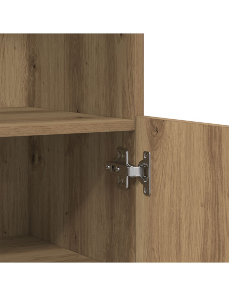 Madia LED Marrone 60 x 37 x 100 cm Legno multistrato