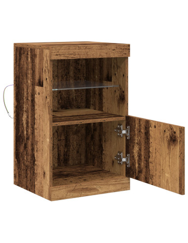 Madia LED Legno vecchio 41 x 37 x 67 cm Legno multistrato