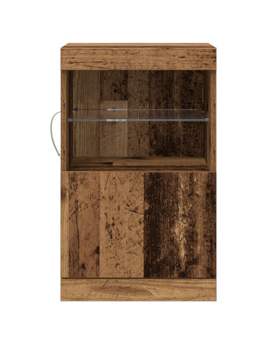 Madia LED Legno vecchio 41 x 37 x 67 cm Legno multistrato