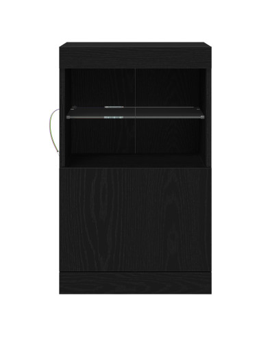 Madia LED Rovere Nero 41 x 37 x 67 cm Legno multistrato