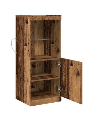 Madia LED Legno vecchio 41 x 37 x 100 cm Legno multistrato