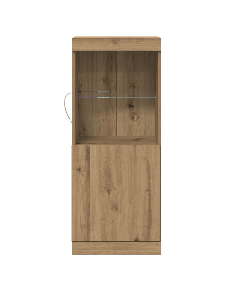 Credenza con luci LED Quercia Artigianale 41x37x100 cm