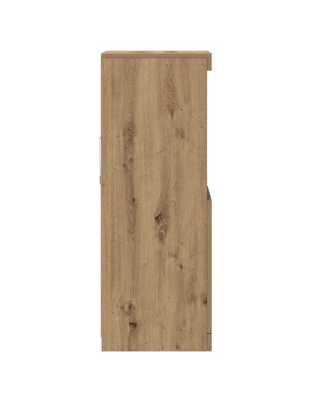 Credenza con luci LED Quercia Artigianale 41x37x100 cm