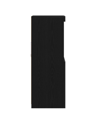 Madia LED Rovere Nero 41 x 37 x 100 cm Legno multistrato