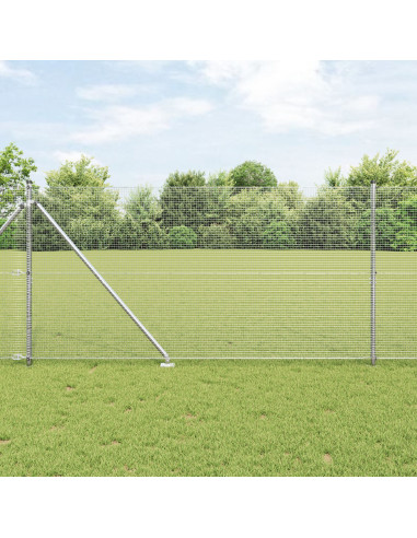 Palo della recinzione Argento 50 x 1,4 m (rete 16 x 16 mm)