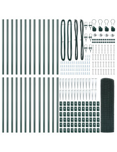 Palo della recinzione Verde 50 x 0,5 m (rete mesh 19 x 19 mm)