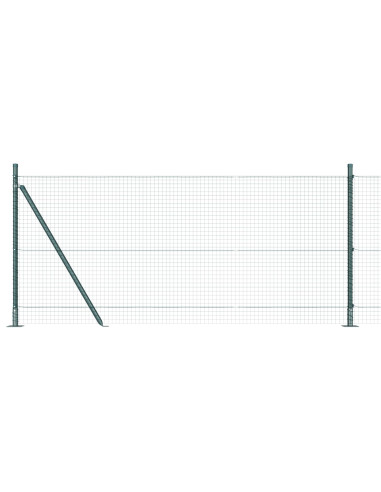 Palo della recinzione Verde 10 x 0,8 m (rete da 25 x 25 mm)