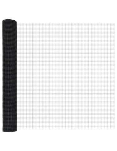 Palo della recinzione Grigio 10 x 1,2 m (16 x 16 mm rete)