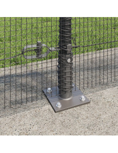 Palo della recinzione Grigio 25 x 1,6 m (25 x 25 mm rete)
