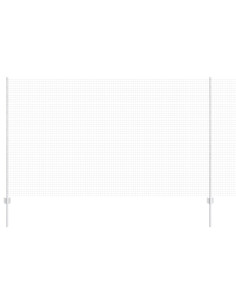 Recinzione con Posto Argento 1,4 x 10 m Acciaio