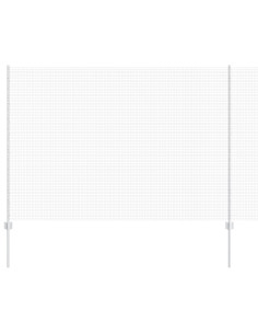 Recinzione con Posto Argento 1,5 x 10 m Acciaio