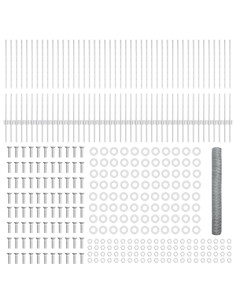 Recinzione con Posto Argento 1 x 100 m Acciaio