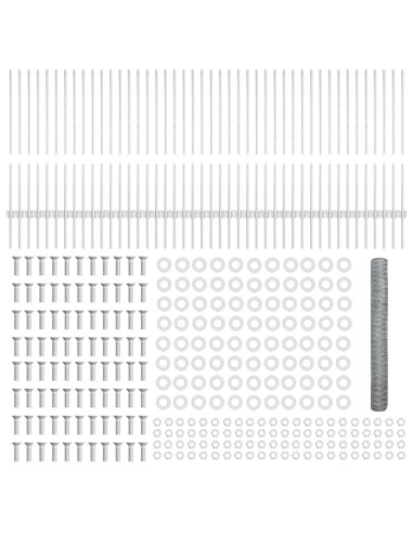Recinzione con Posto Argento 1 x 100 m Acciaio