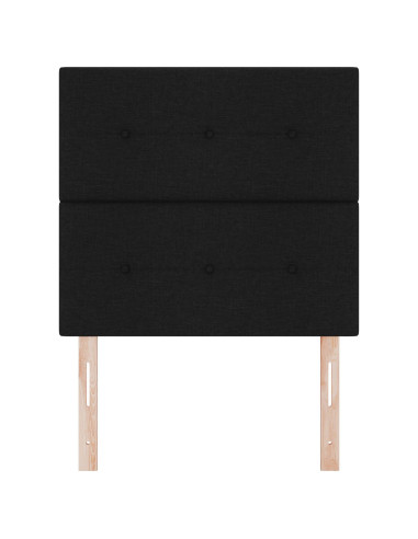 Testiera con testiera Nero 80 cm Pelle Sintetica