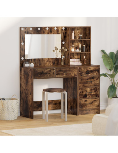 Tavolo da Trucco Marrone 78.5 x 41 x 135 cm Legno multistrato