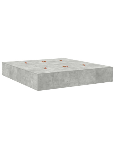 Letto Contenitore Grigio Cemento 180x200 cm