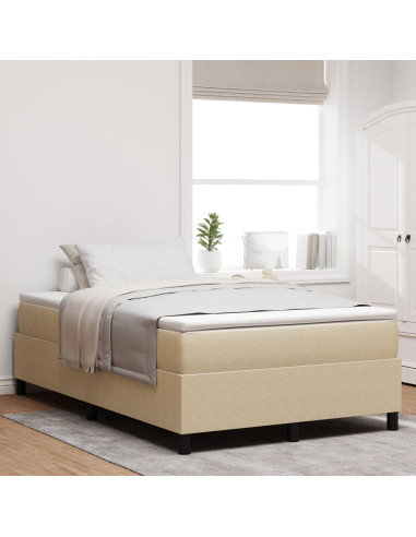 Struttura letto piattaforma Grigio Verde 120 x 200 cm Tessuto