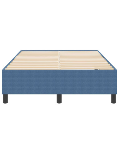 Struttura letto piattaforma Blu 120 x 200 cm Tessuto