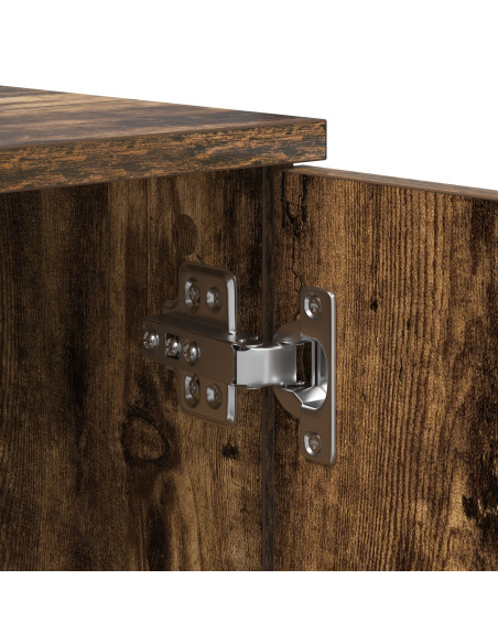 Struttura del letto Rovere fumé 70 x 190 cm Legno multistrato