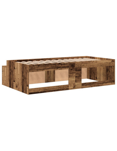 Struttura del letto Legno vecchio 70 x 190 cm Legno multistrato
