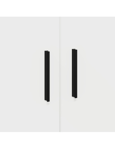 Struttura letto con contenitore Bianco 80 cm Legno multistrato