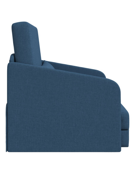 Divano Blu Poliestere 200 x 60 x 62 cm Durevole Divano Letto