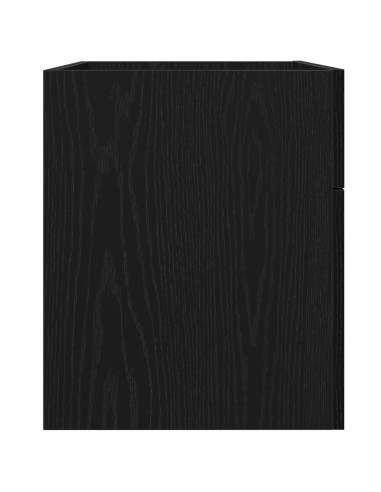 Armadio sottolavello con porta Rovere Nero 38,5 x 100 x 46 cm