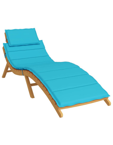 Cuscino per Lettino Turchese in Tessuto Oxford