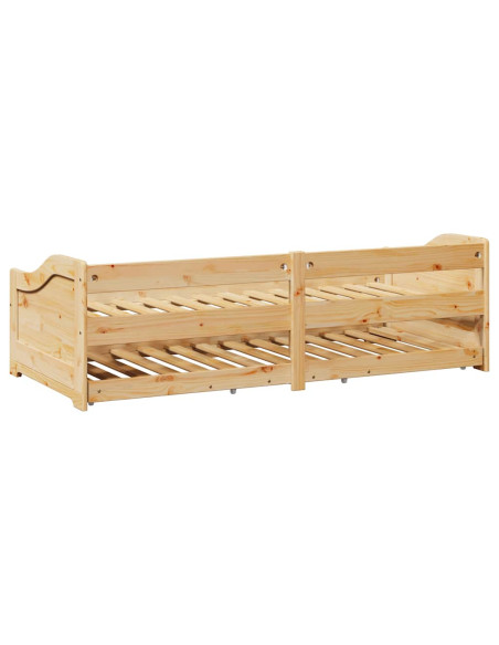 Lettino con Rotelle senza Materasso IRUN 90x200 cm