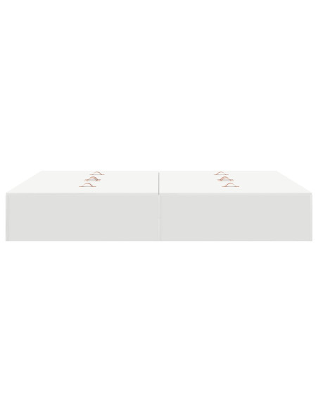 Struttura letto con contenitore Bianco 135 x 190 cm