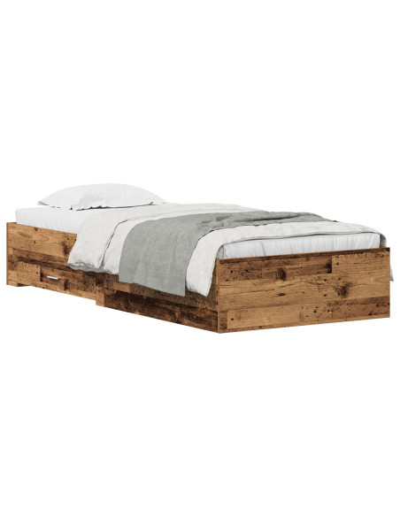 Struttura Letto Legno Vecchio 90x200 cm Legno Ingegnerizzato